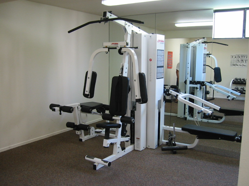 Gym at the la Poloma, Deauville, Palm Springs