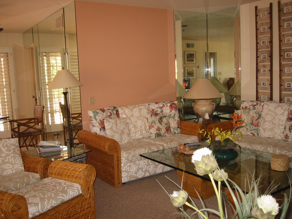 living room , la Poloma, Deauville, Palm Springs