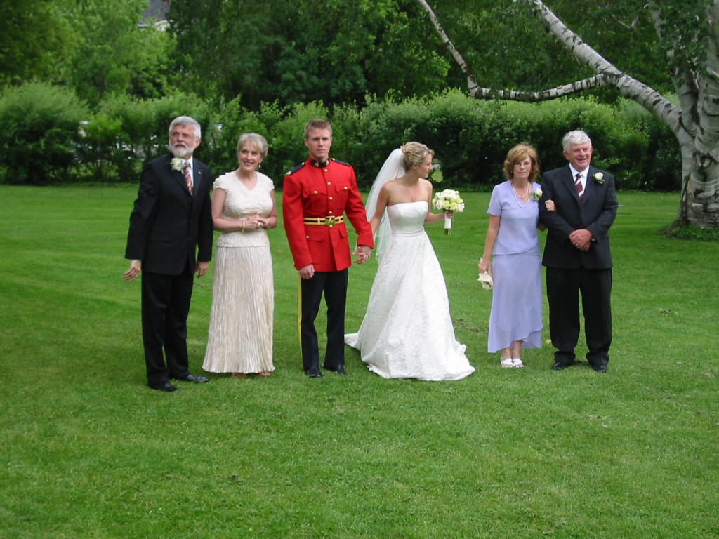 Bride and Groom, Parents