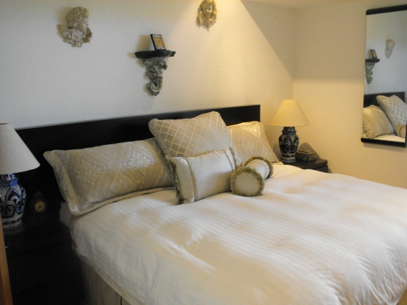 bedroom at the Portofino, Marina Vallarta, Puerto Vallarta