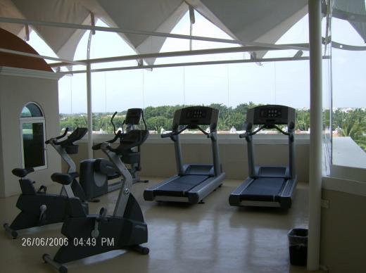 Gym at the Portofino, Marina Vallarta, Puerto Vallarta