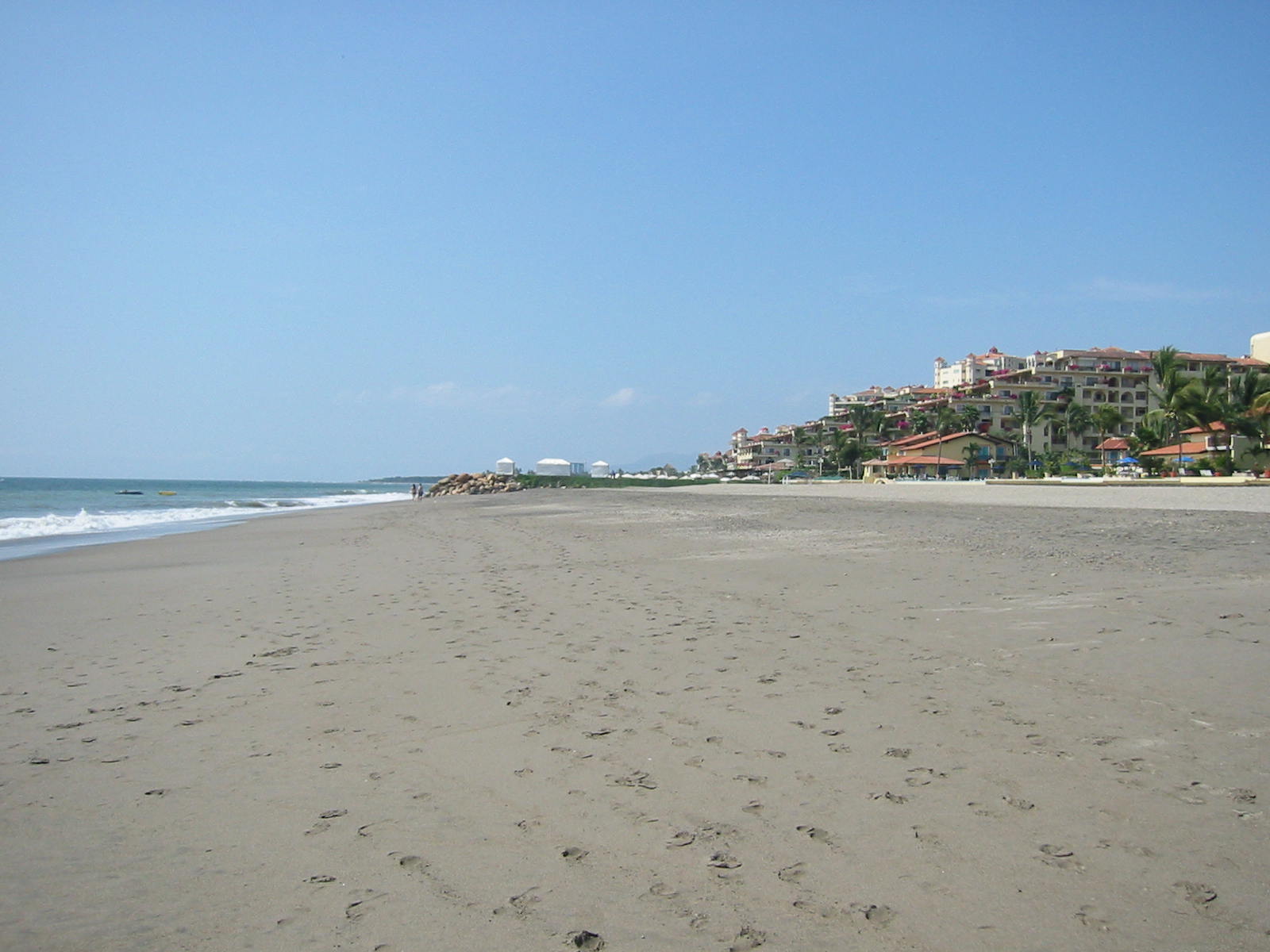 Puerto Vallarta - beach in front of our condo