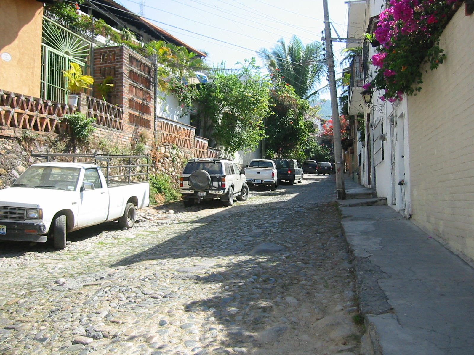 Puerto Vallarta - cobblestone street